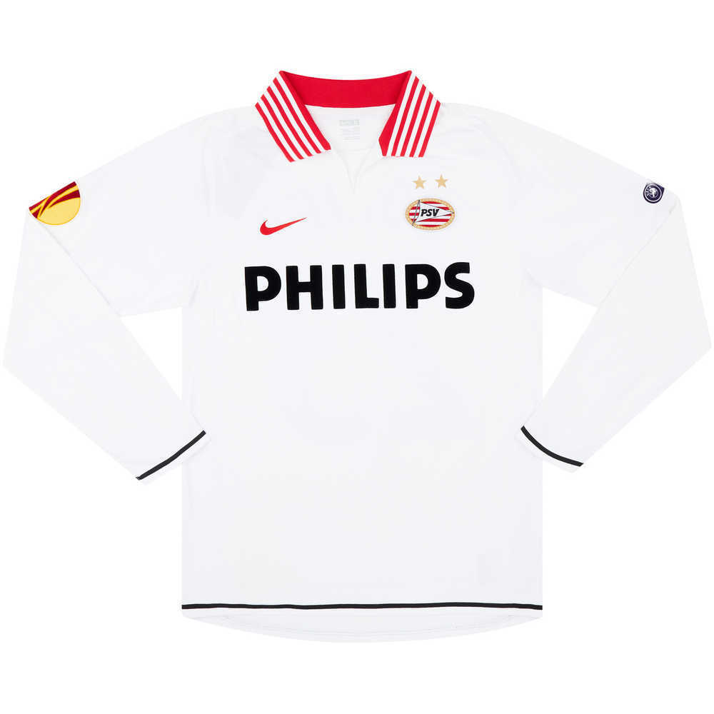 2009-2010 PSV Match Issue Europa League Away L/S Shirt Ooijer #23