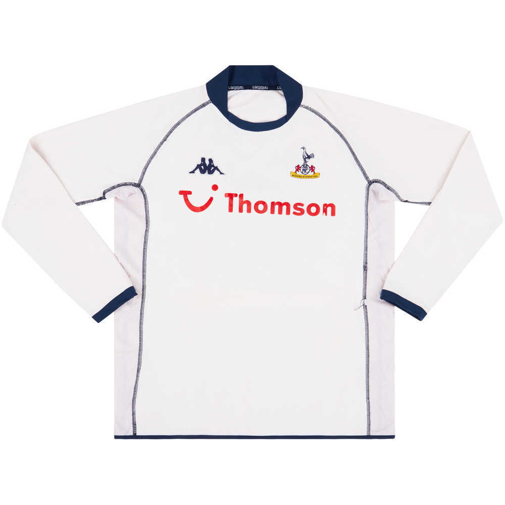 2003 Tottenham Match Issue Home L/S Shirt #7 (Anderton) v DC United