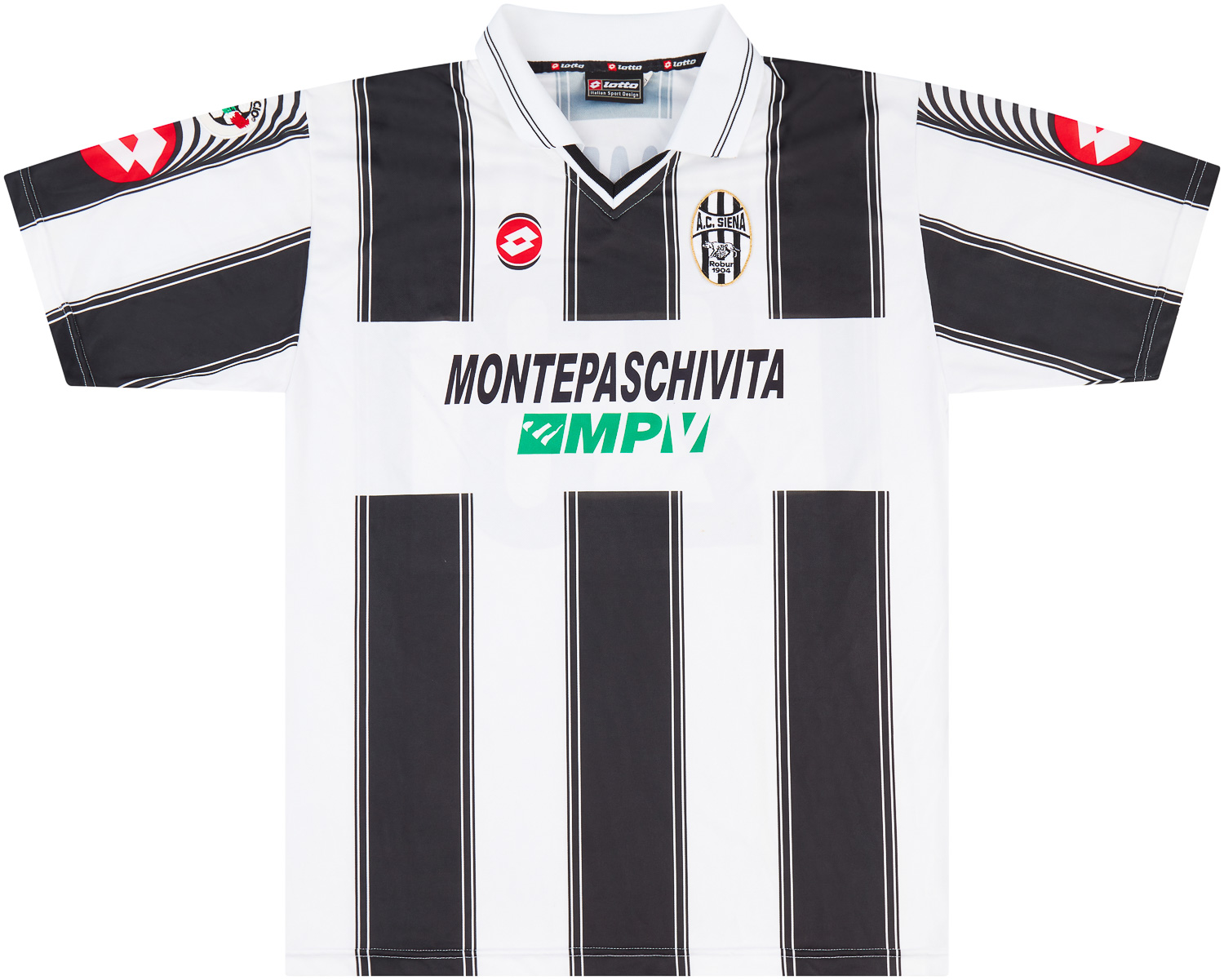 2002-03 Siena Match Issue Home Shirt Brambilla #23