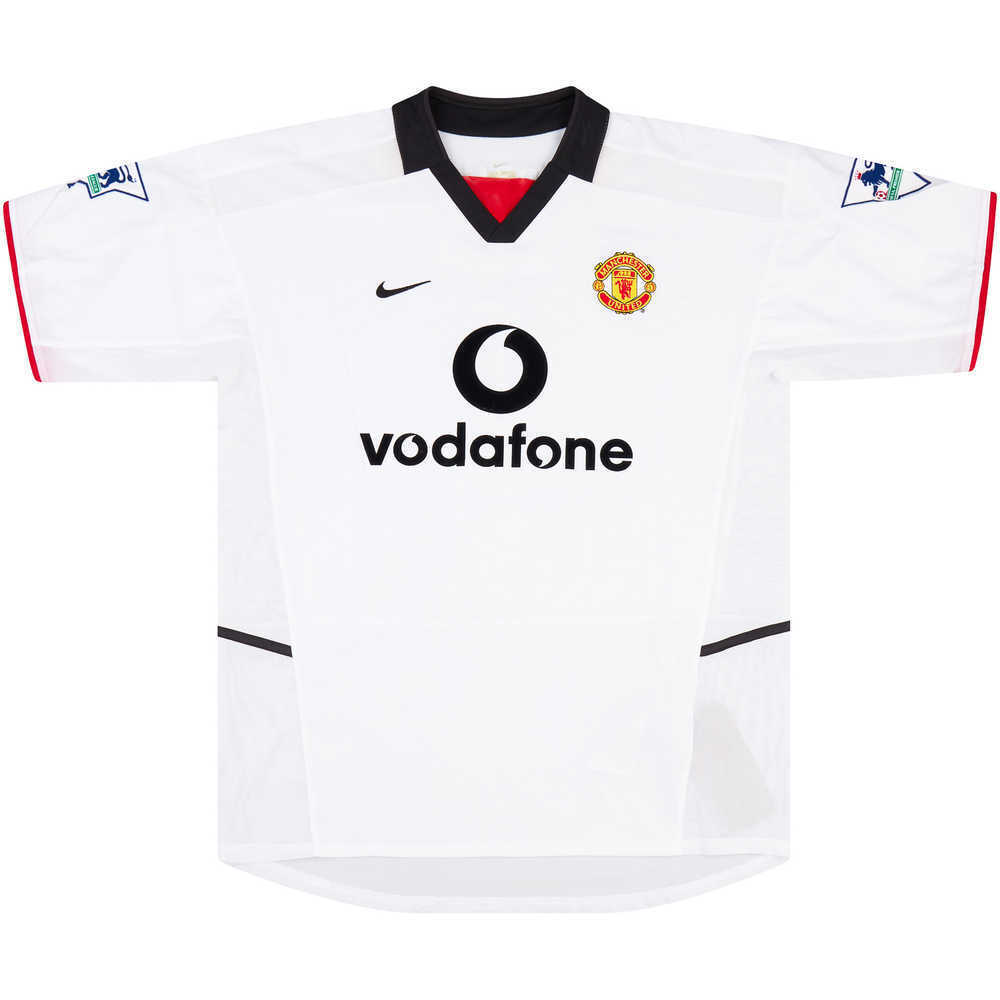 2002-03 Manchester United Match Issue Away Shirt Butt #8