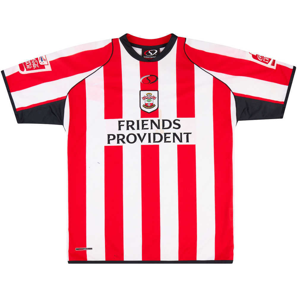 2005-06 Southampton Match Worn Home Shirt Wise #4
