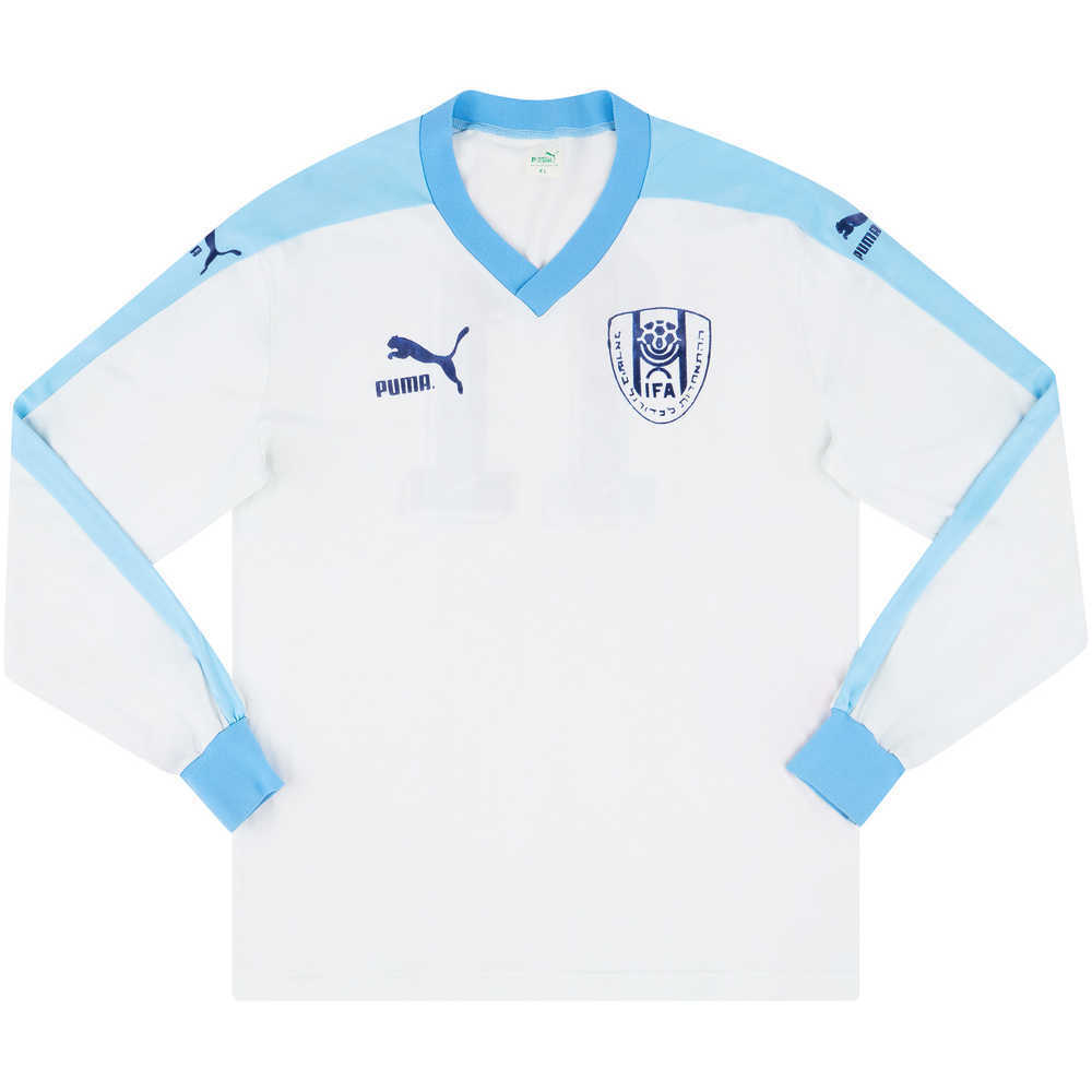 1990 Israel U-21 Match Worn Home L/S Shirt #11 (v N.Ireland)  