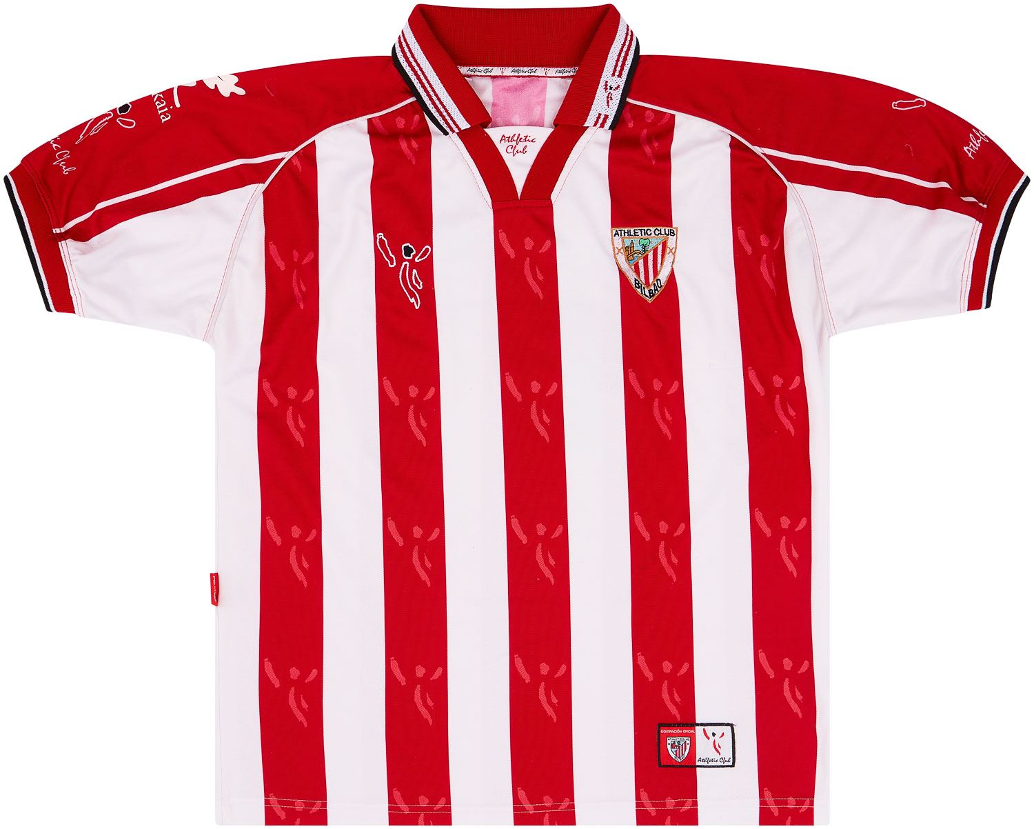 2001-04 Athletic Bilbao Match Issue Home Shirt #21
