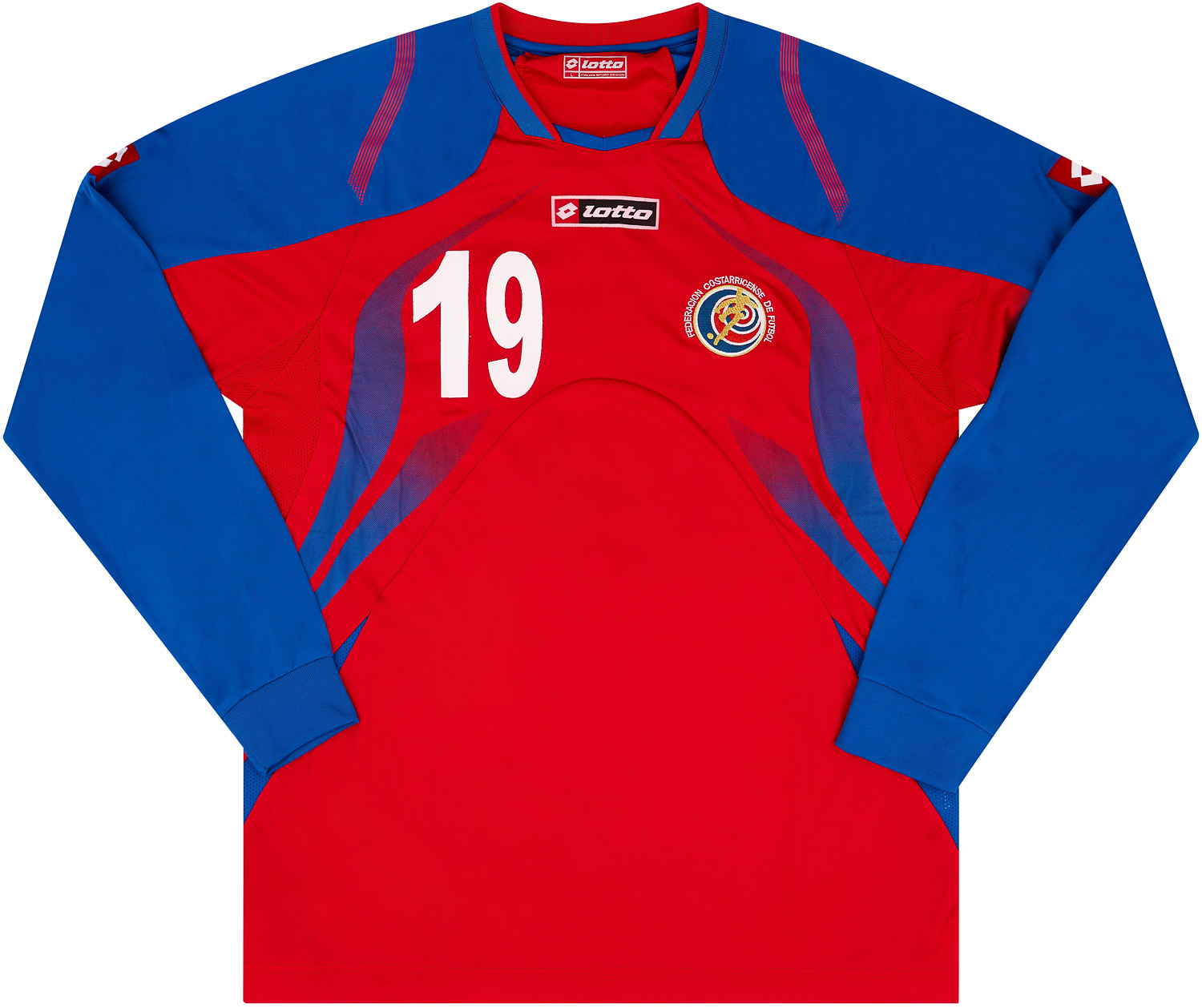 2008-10 Costa Rica Match Issue Home Shirt #19