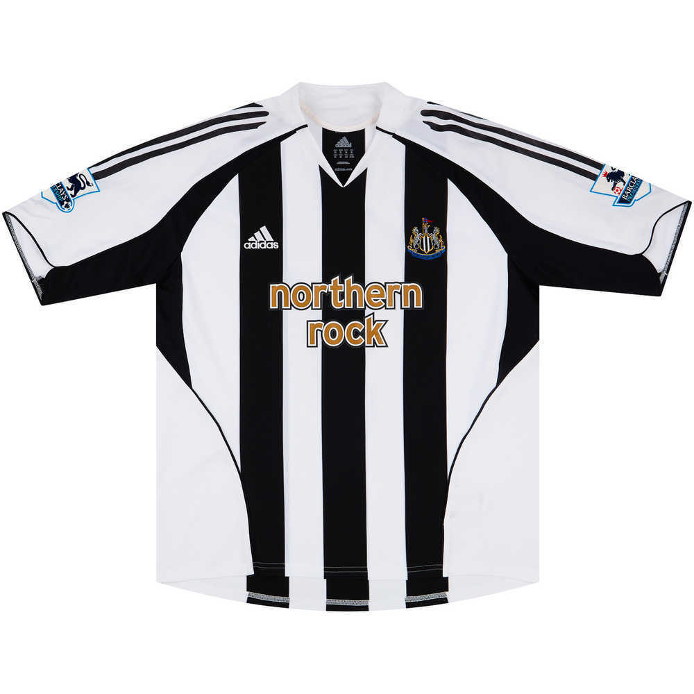 2005-06 Newcastle Match Issue Home Shirt Faye #15