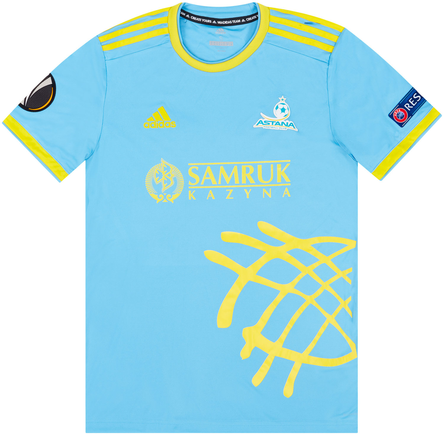 2018-19 FC Astana Match Issue Europa League Away Shirt Richard #20