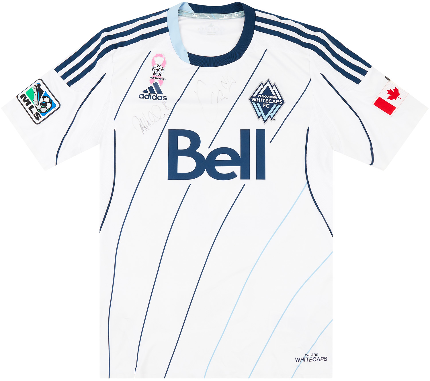 2013 Vancouver Whitecaps Match Issue Home Shirt Davidson #27