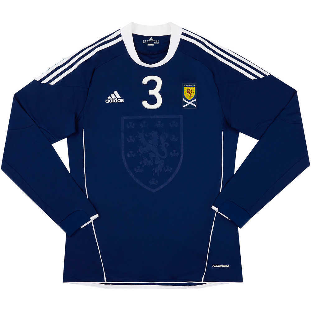 2010-11 Scotland Match Issue Home L/S Shirt #3