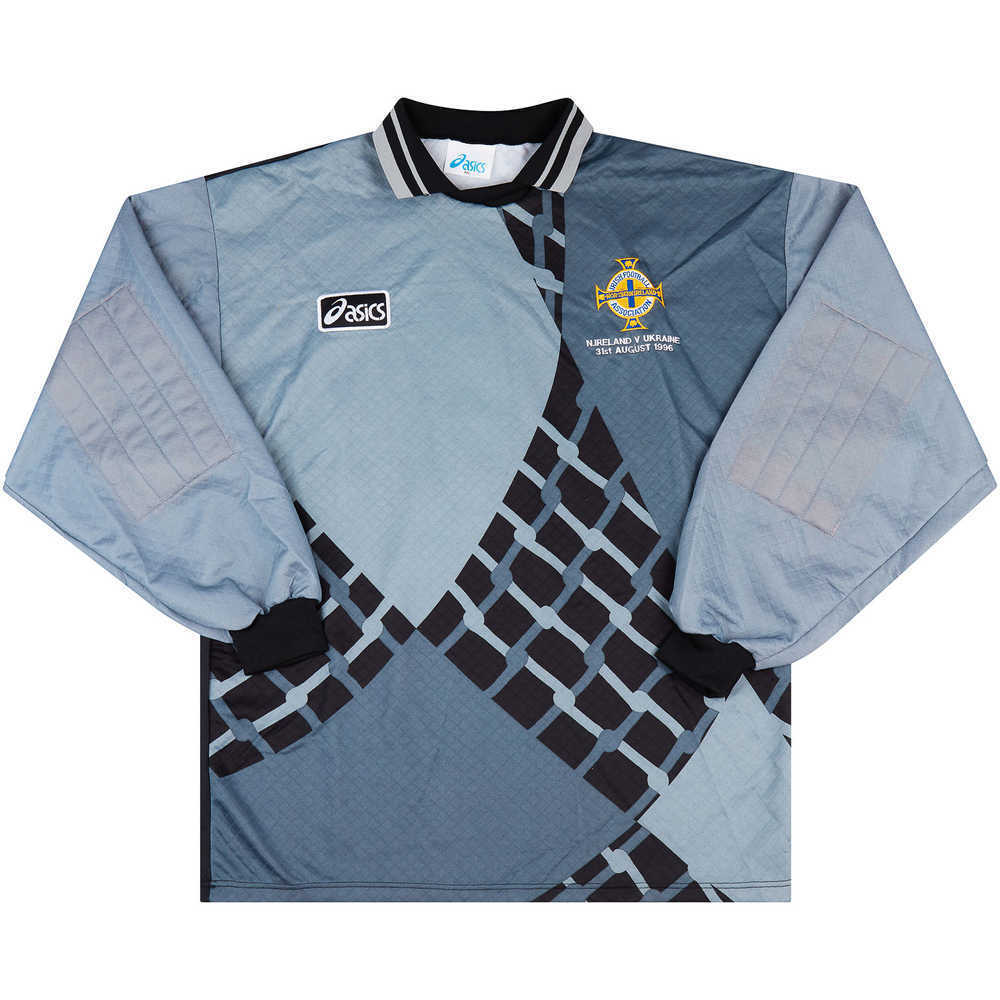 1996 Northern Ireland Match Issue GK Shirt #1 (Fettis) v Ukraine
