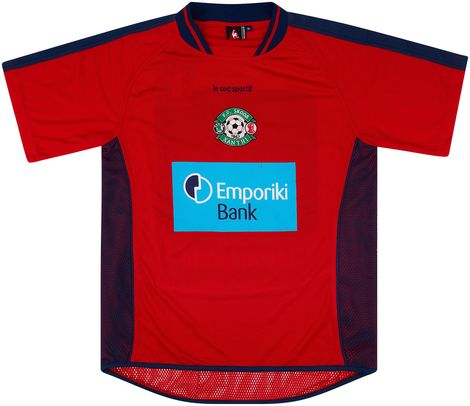2005-06 Skoda Xanthi Match Issue Home Shirt Manso #44