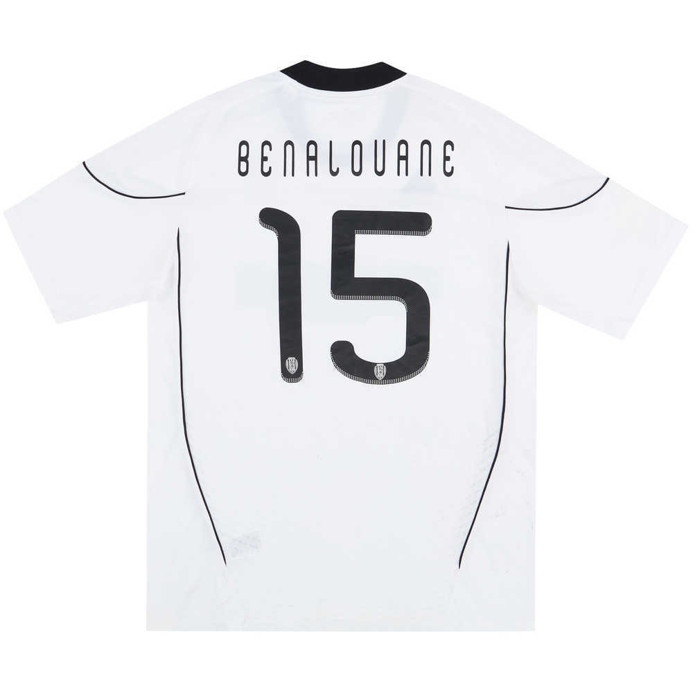 2010-11 Cesena Match Issue Home Shirt Benalouane #15