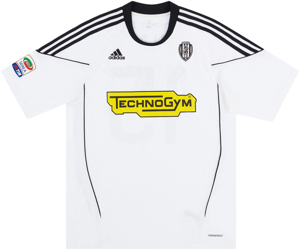 2010-11 Cesena Match Issue Home Shirt Benalouane #15-Match Worn Shirts European & Other World Clubs Cesena Certified Match Worn New Products