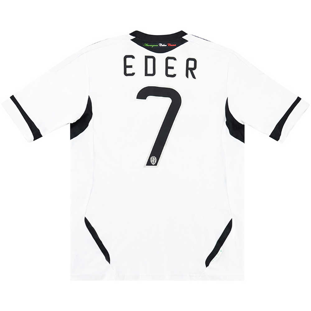 2010-11 Cesena Match Issue Home Shirt Eder #7