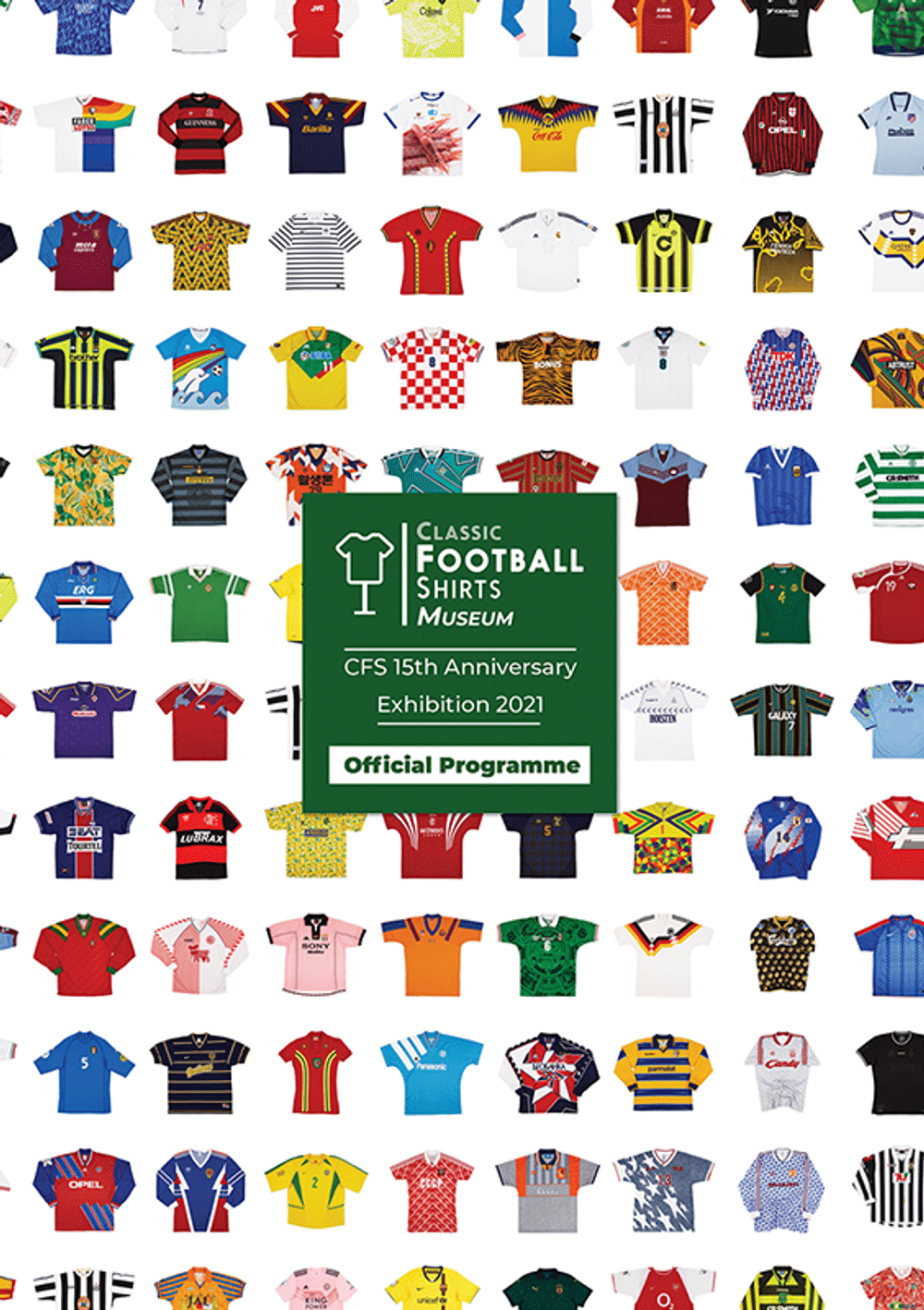 2021 Classic Football Shirts Museum 15th Anniversary Exhibition Programme