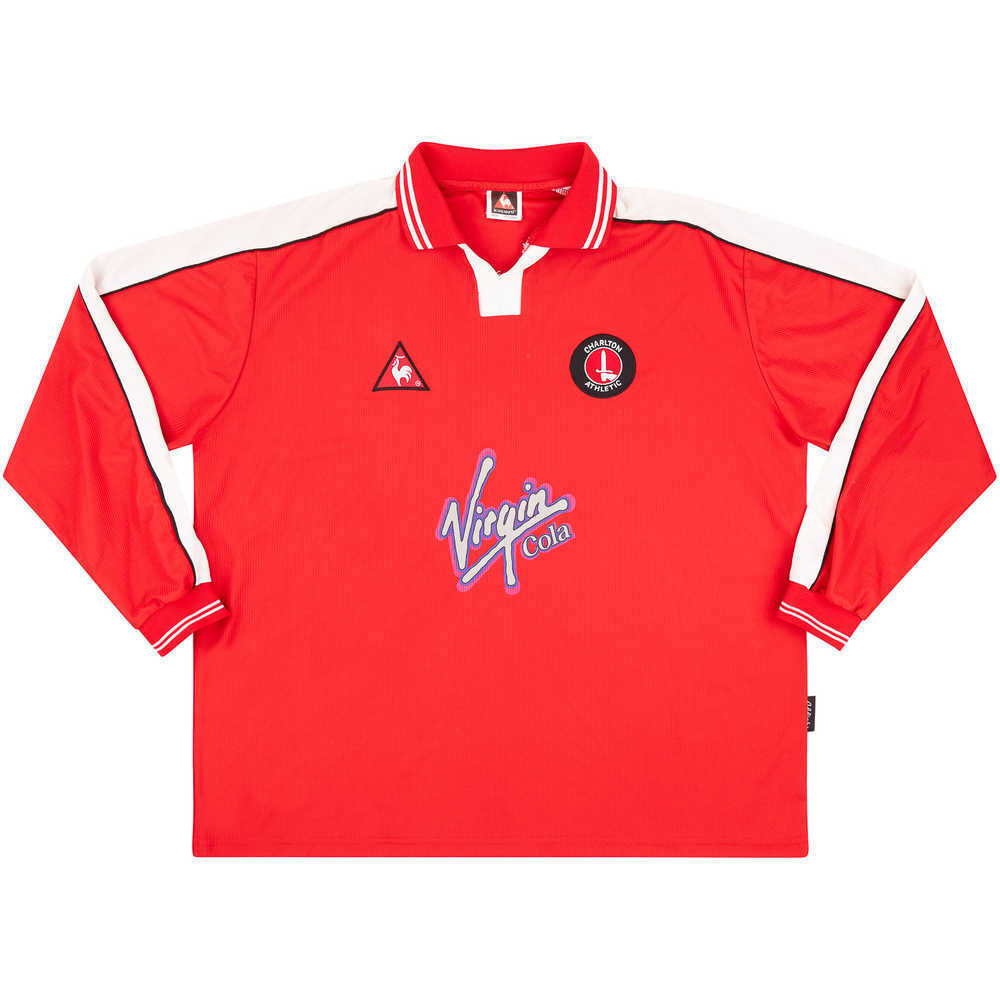 2000-01 Charlton Match Issue Home L/S Shirt #16