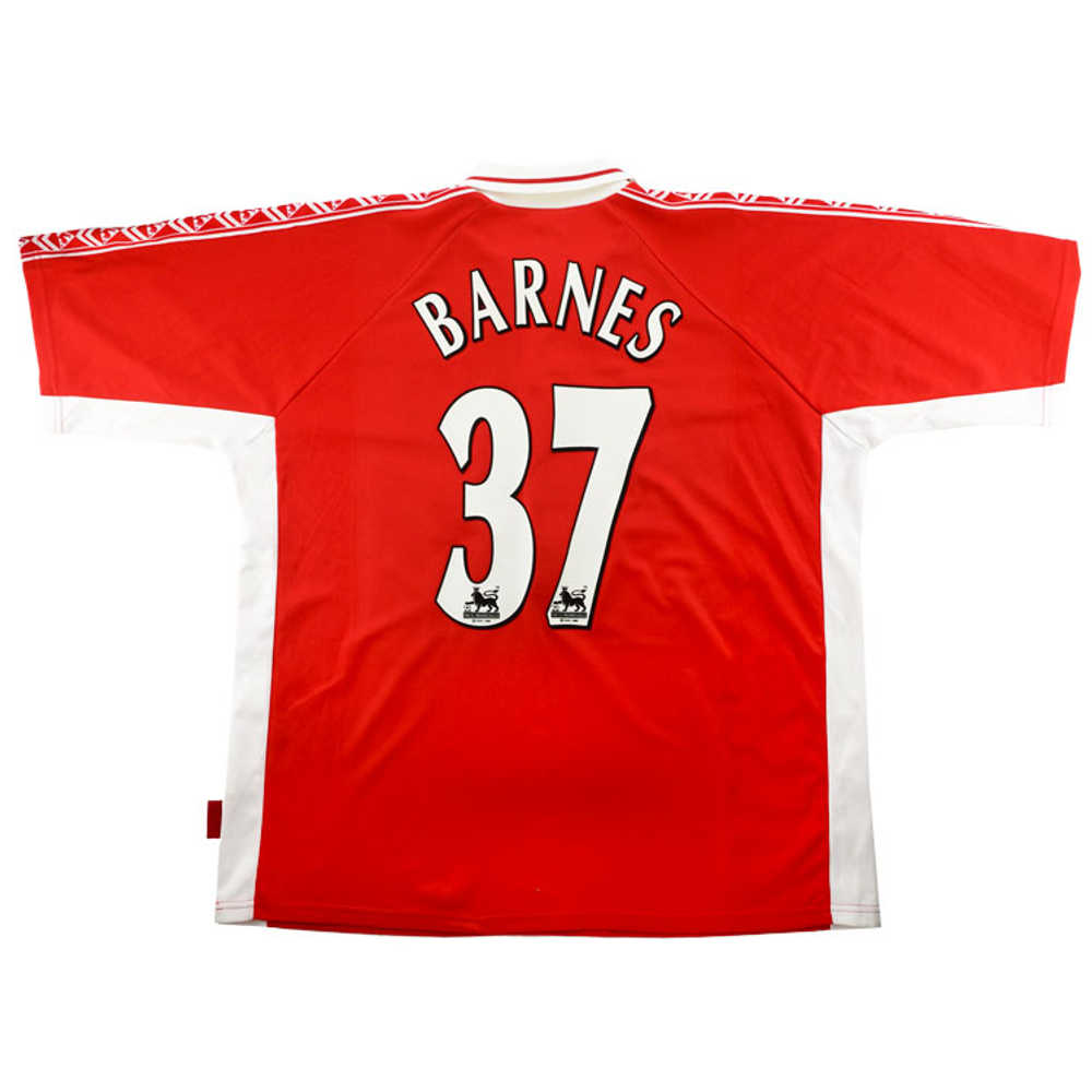 1998-99 Charlton Home Shirt Barnes #37 (Excellent) XL