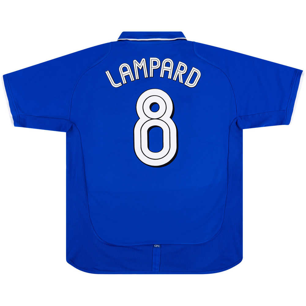 2001-03 Chelsea Home Shirt Lampard #8 (Excellent) XXL