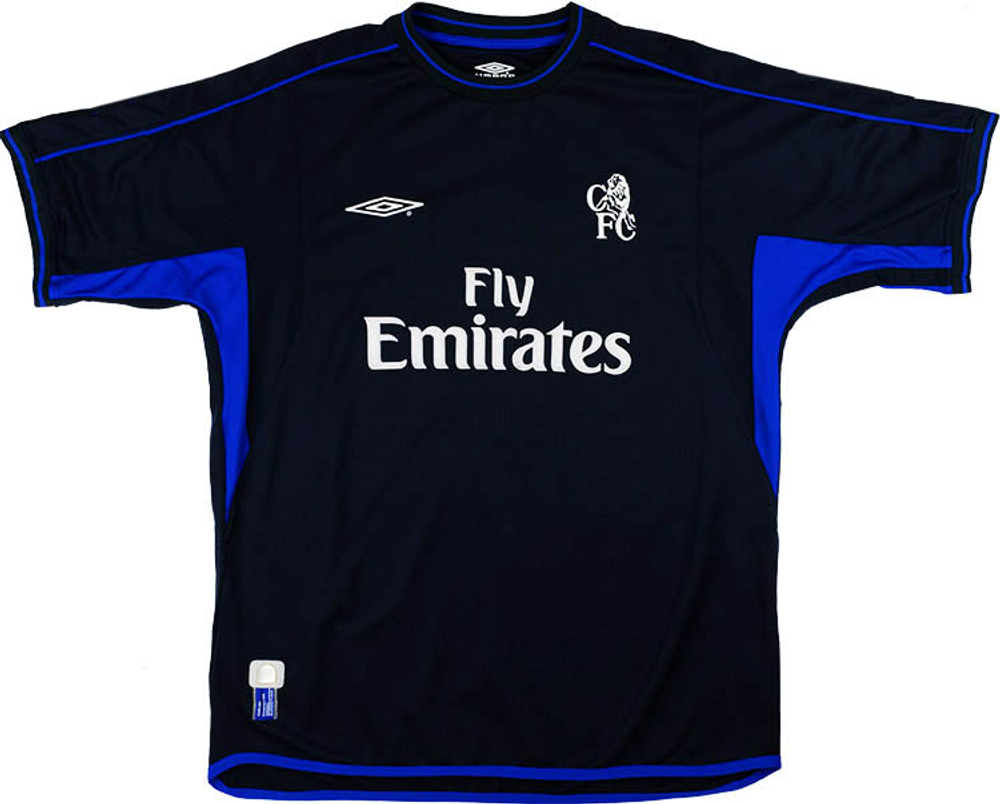 2002-04 Chelsea Away Shirt Zola #25 (Excellent) XL