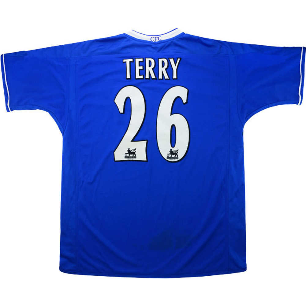 2003-04 Chelsea Home Shirt Terry #26 (Very Good) XL