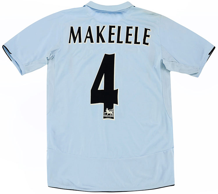 Original Chelsea 2005/06 Home Name And Number Sets Makalele #4 