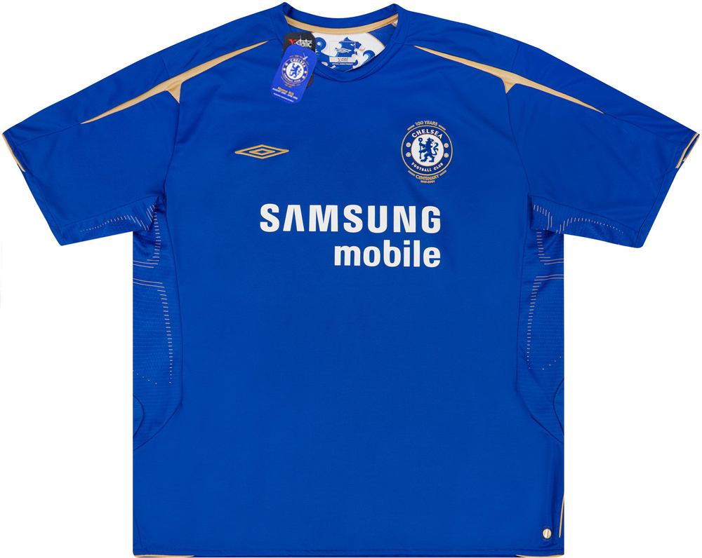 2005-06 Chelsea Centenary Home Shirt Drogba #15 *w/Tags* M
