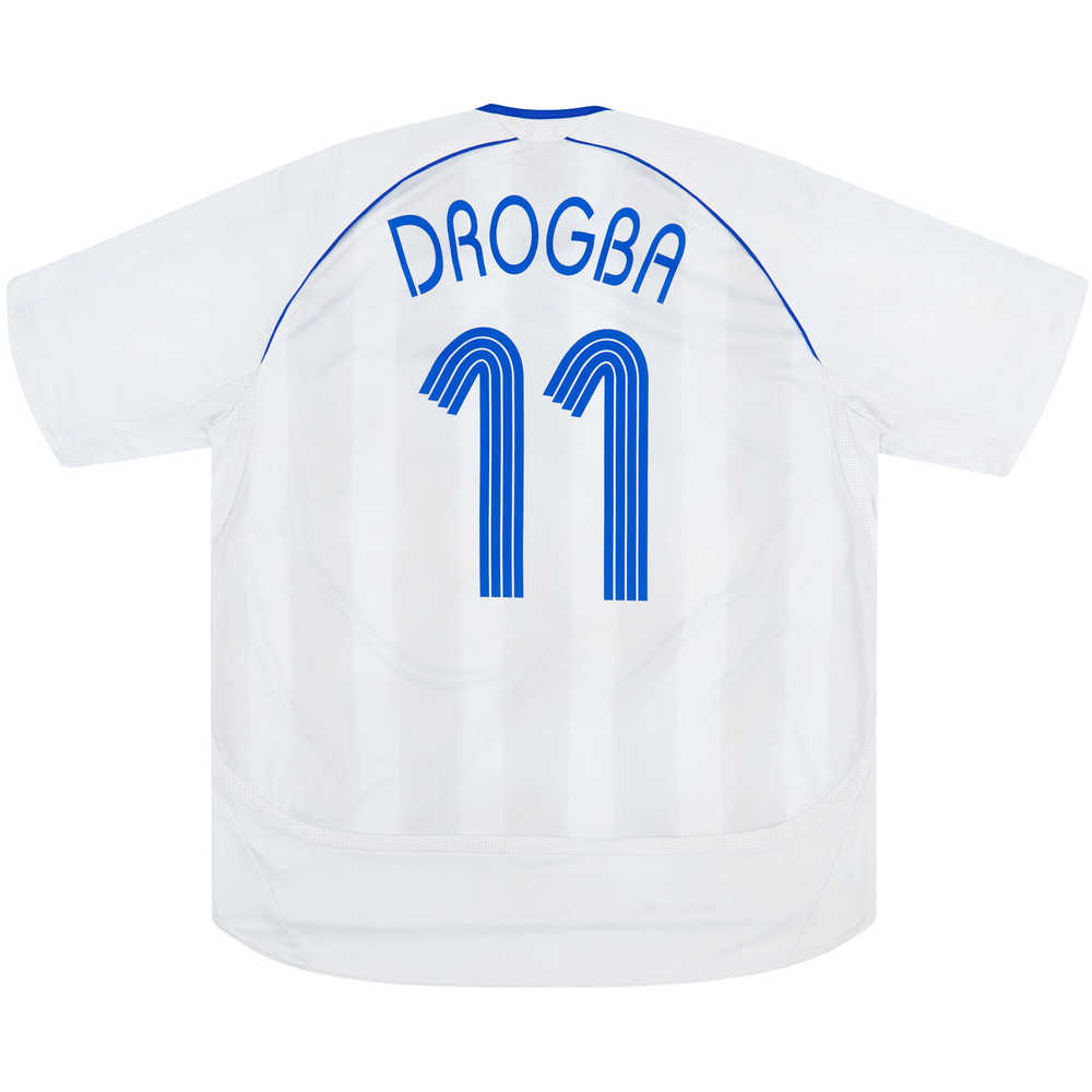 2006-07 Chelsea European Away Shirt Drogba #11 (Very Good) 3XL
