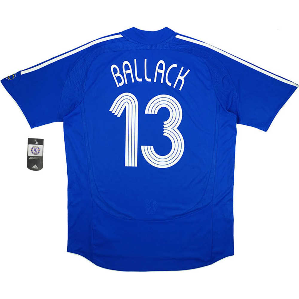 2006-08 Chelsea Home Shirt Ballack #13 *w/Tags* L