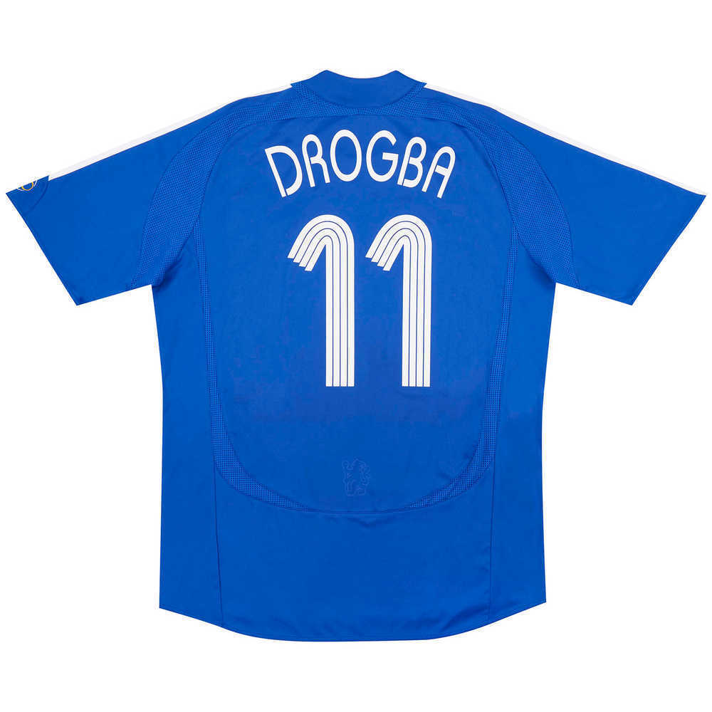 2006-08 Chelsea Home Shirt Drogba #11 (Very Good) XL