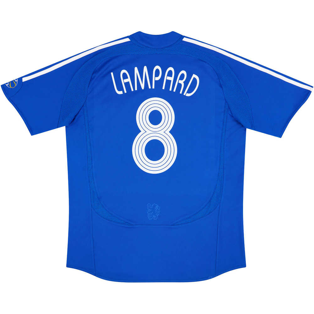 2006-08 Chelsea Home Shirt Lampard #8 (Very Good) L
