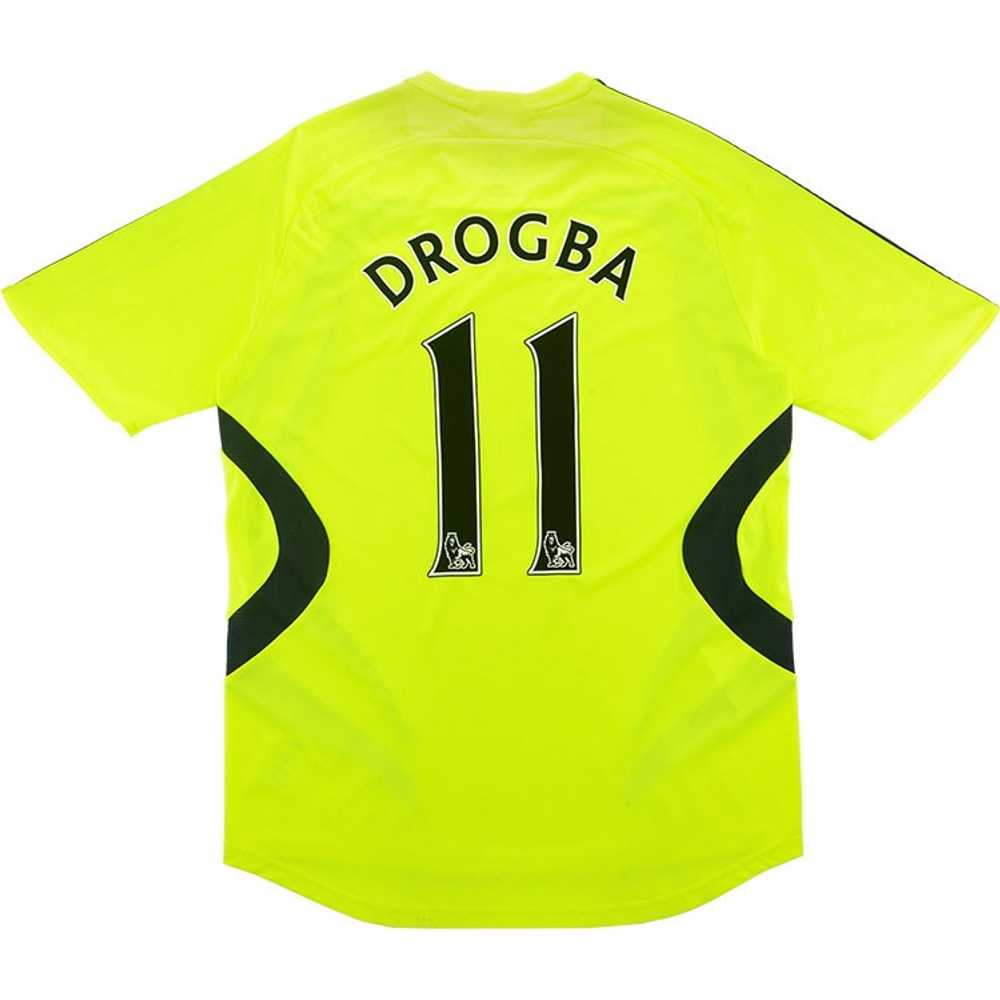 2007-08 Chelsea Away Shirt Drogba #11 (Excellent) XXL