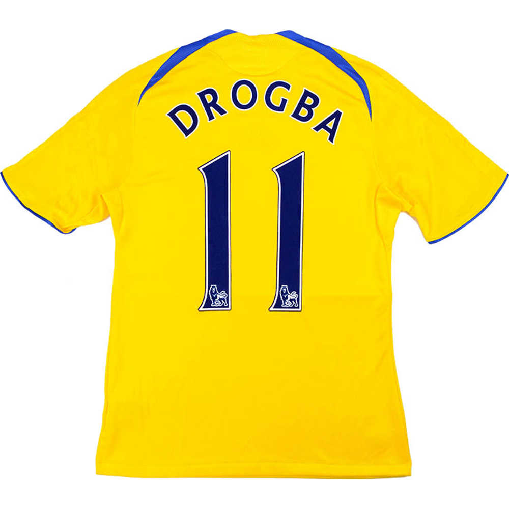2008-09 Chelsea Third Shirt Drogba #11 (Very Good) XL