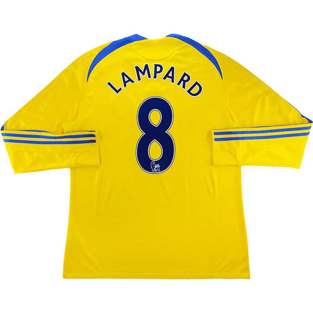 2008-09 Chelsea Third L/S Shirt Lampard #8 (Excellent) M
