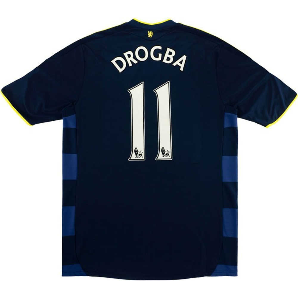 2009-10 Chelsea Away Shirt Drogba #11 (Excellent) S