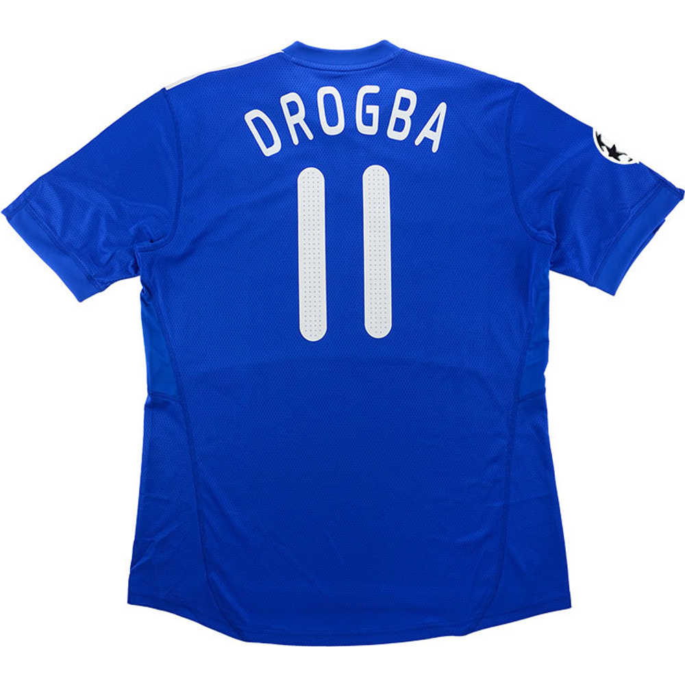 2009-10 Chelsea CL Home Shirt Drogba #11 (Excellent) L