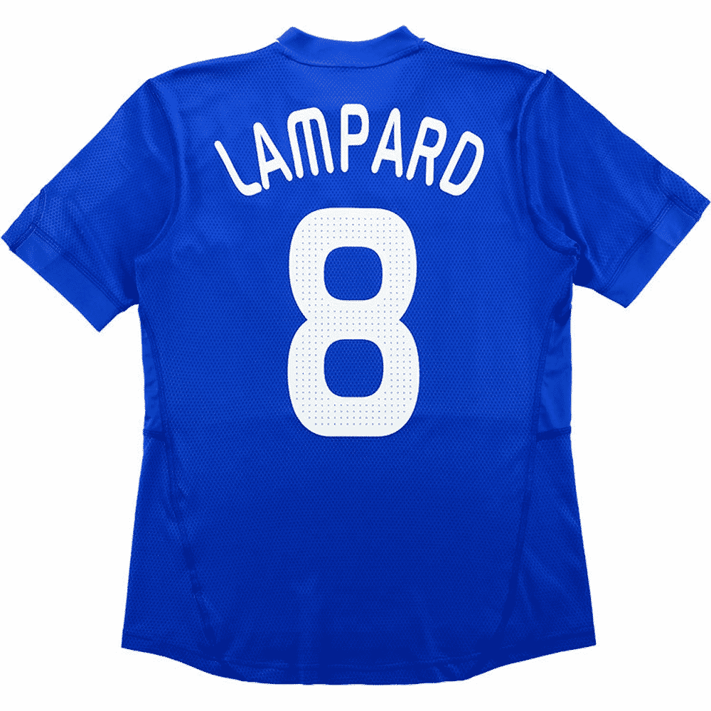 2009-10 Chelsea CL Home Shirt Lampard #8 (Very Good) L