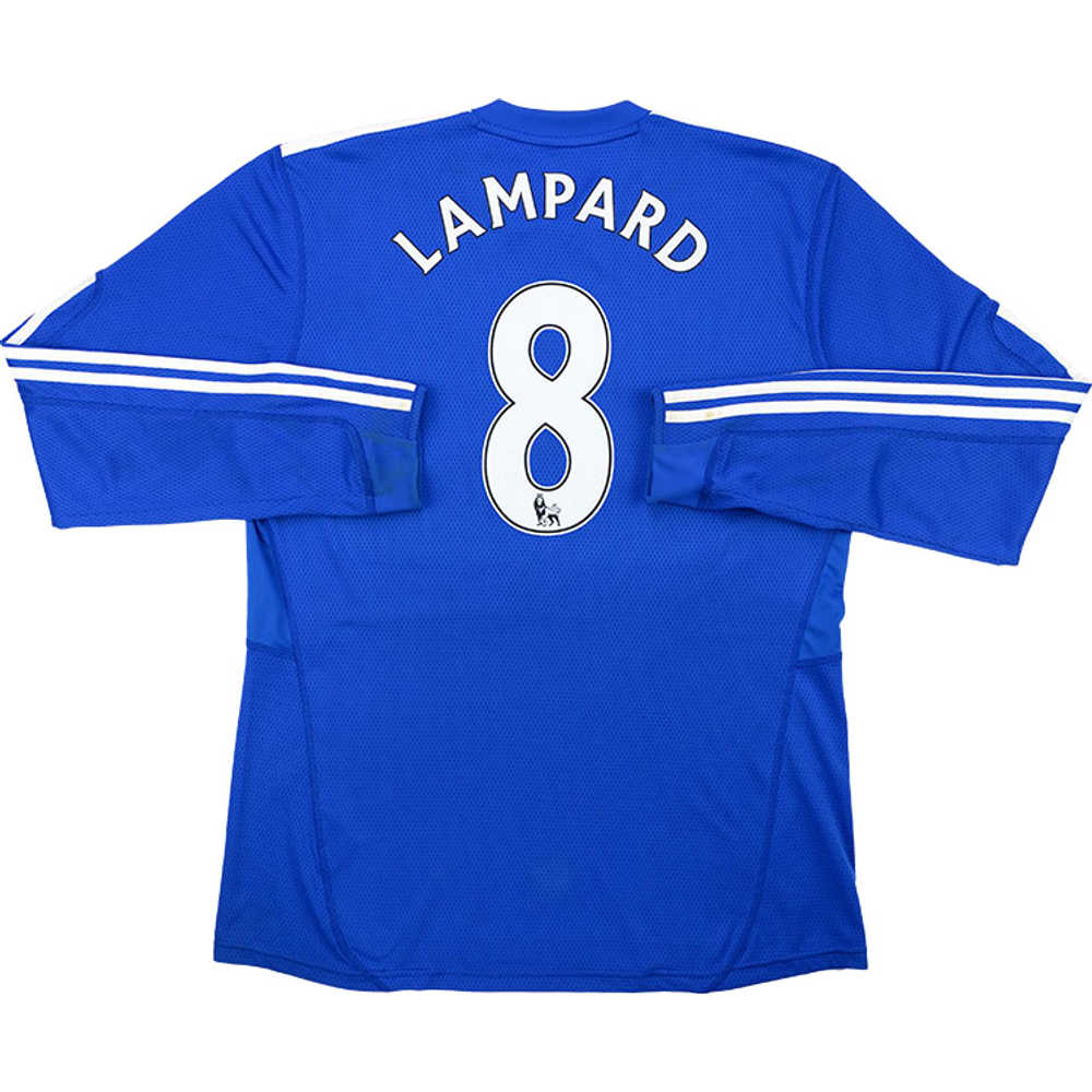 2009-10 Chelsea Home L/S Shirt Lampard #8 (Very Good) S