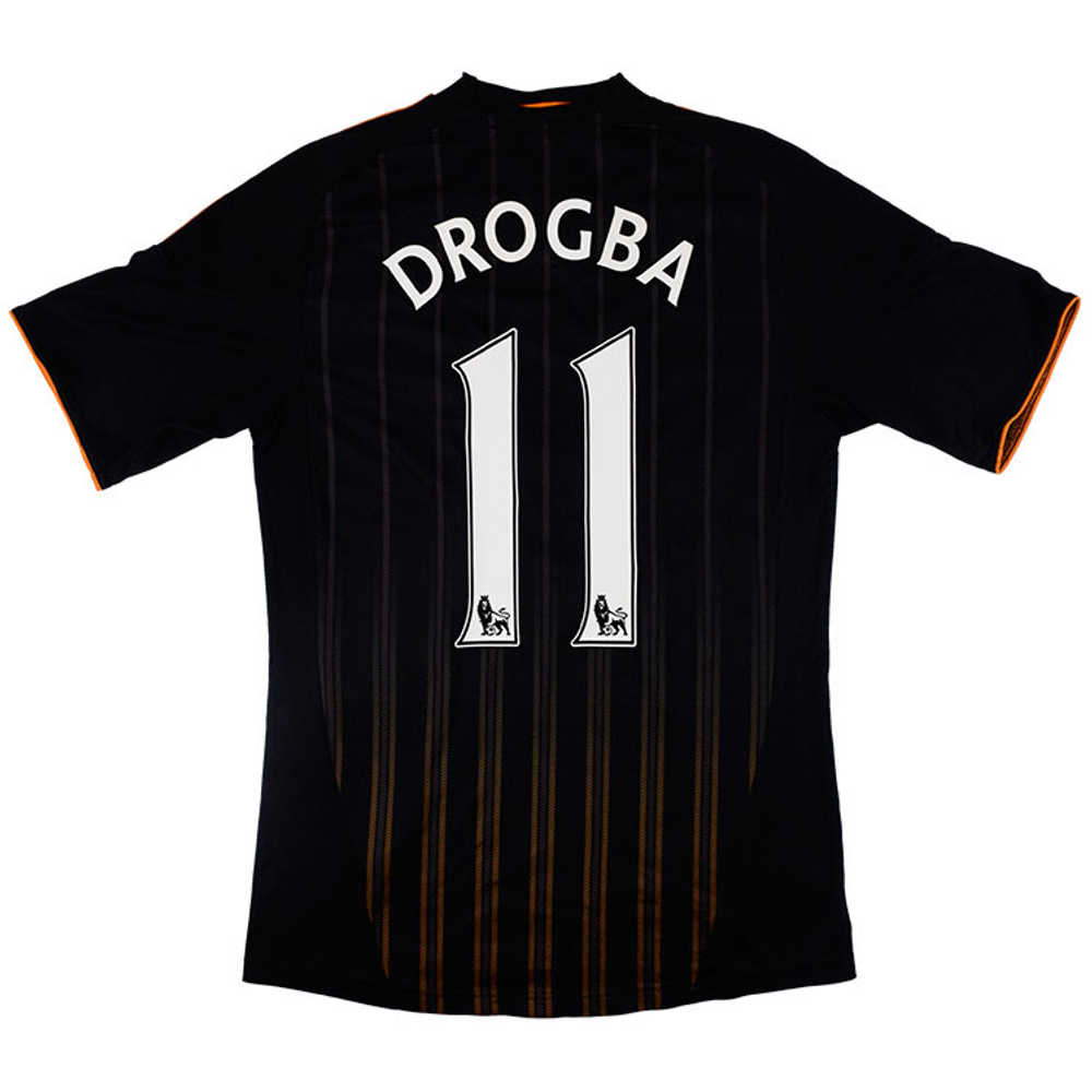 2010-11 Chelsea Away Shirt Drogba #11 (Excellent) XXL