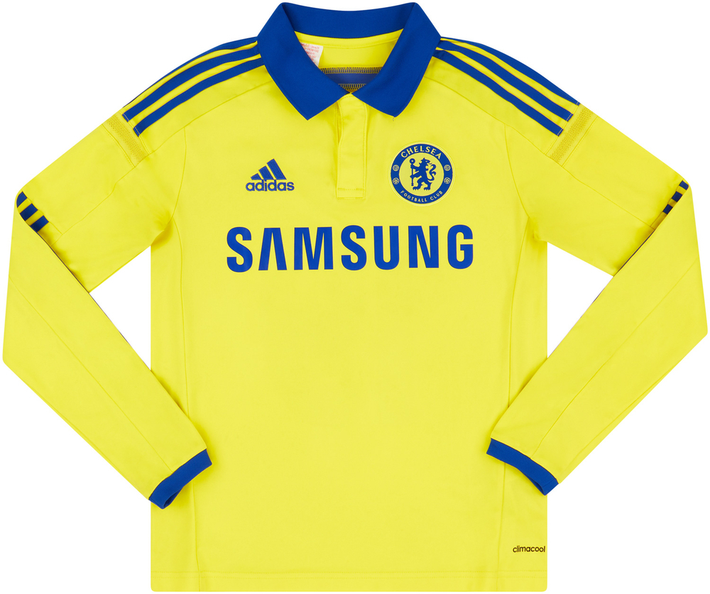 2014-15 Chelsea Away L/S Shirt Diego Costa #19 (Excellent) L.Boys