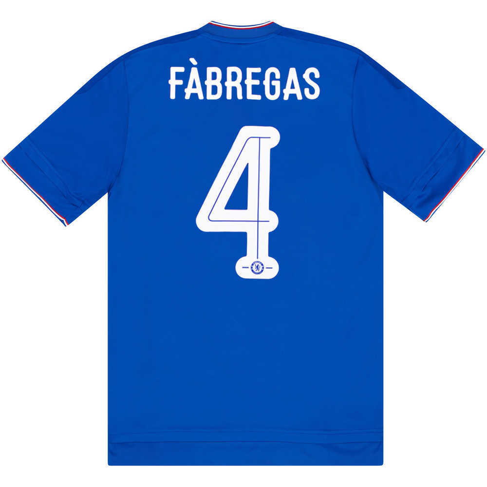 2015-16 Chelsea Home Shirt Fàbregas #4 (Very Good) S