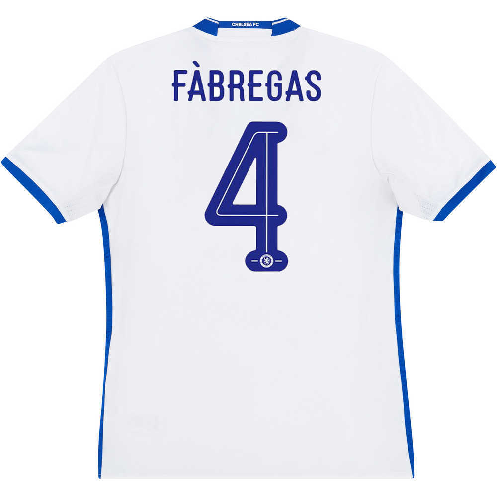 2016-17 Chelsea Third Shirt Fàbregas #4 (Very Good) S
