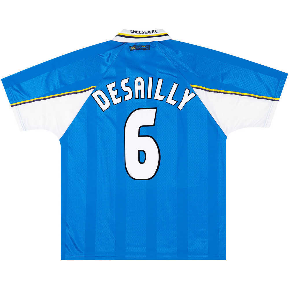 1997-99 Chelsea Home Shirt Desailly #6 (Excellent) XXL