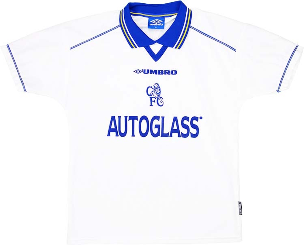 1998-00 Chelsea Away Shirt Weah #31 (Excellent) L