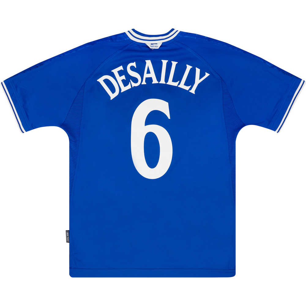 1999-01 Chelsea Home Shirt Desailly #6 (Very Good) XXL
