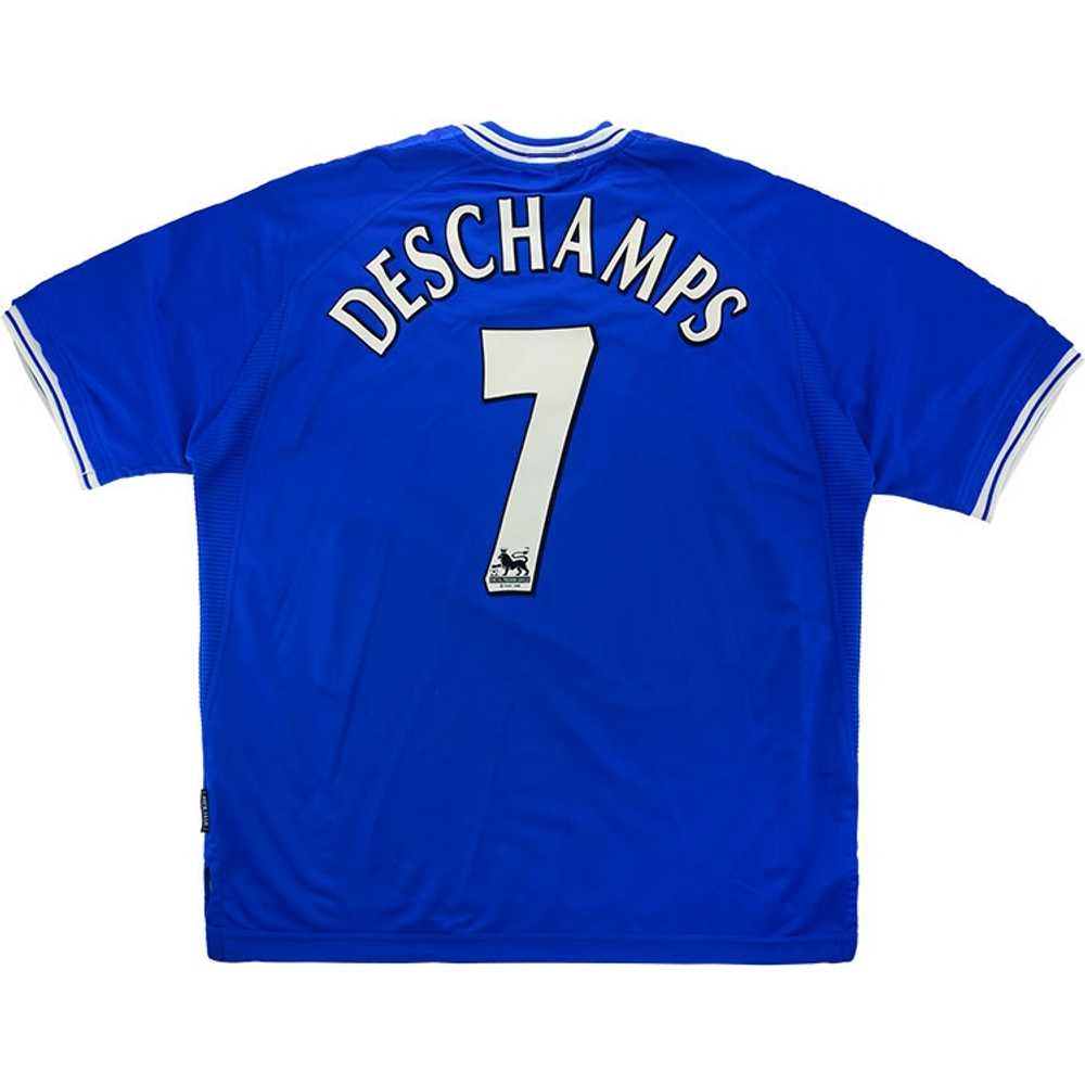 1999-01 Chelsea Home Shirt Deschamps #7 (Excellent) XL