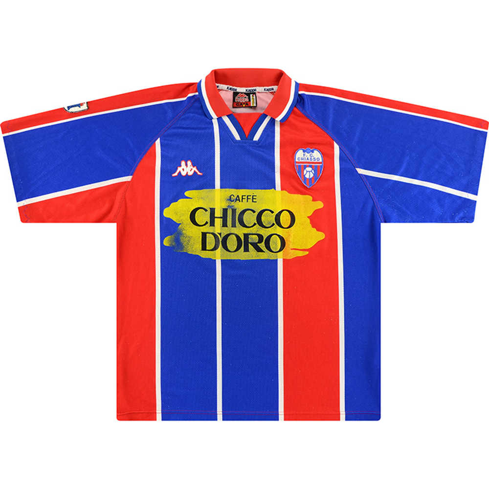 1998-99 FC Chiasso Match Issue Home Shirt #9