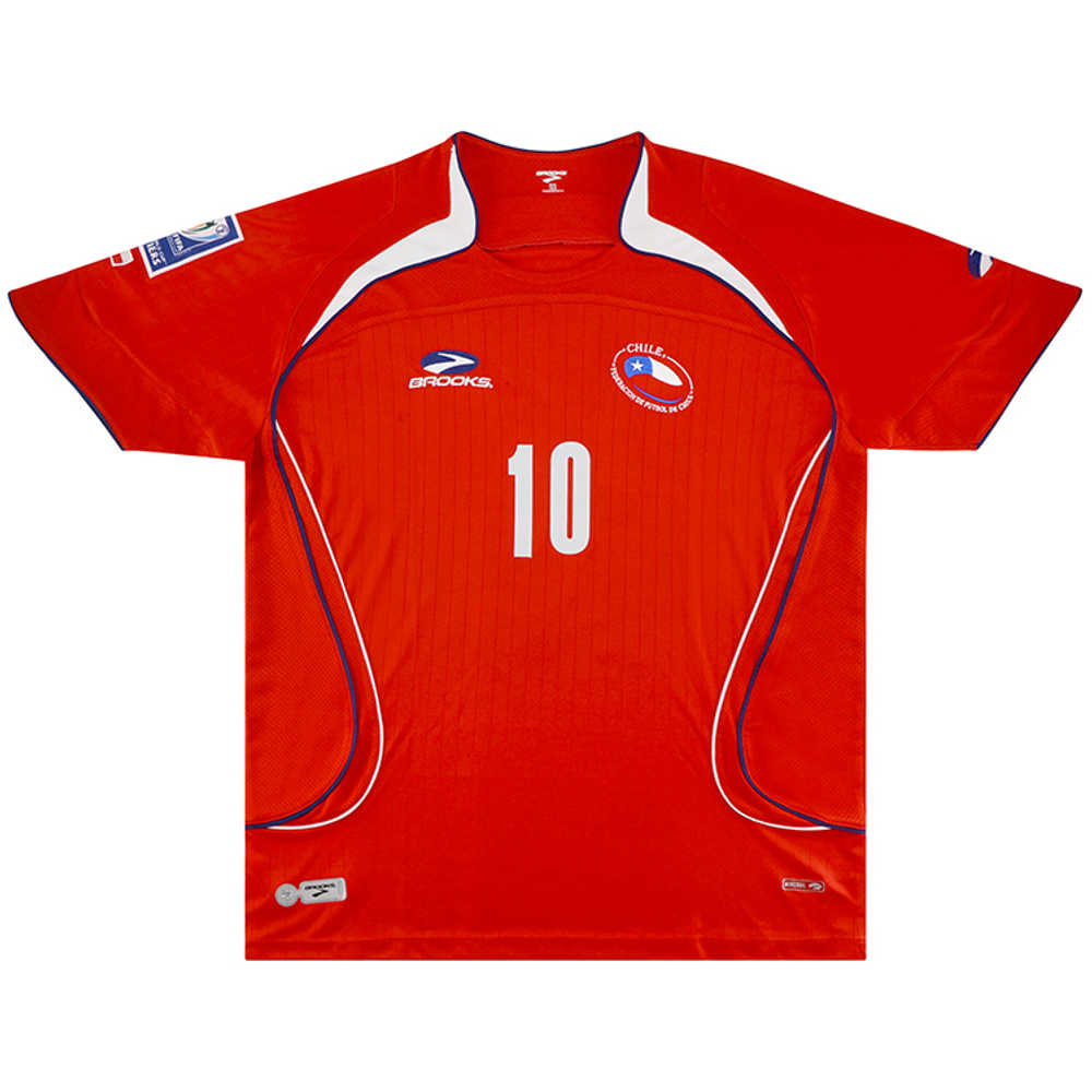2007-09 Chile Match Issue Home Shirt #10