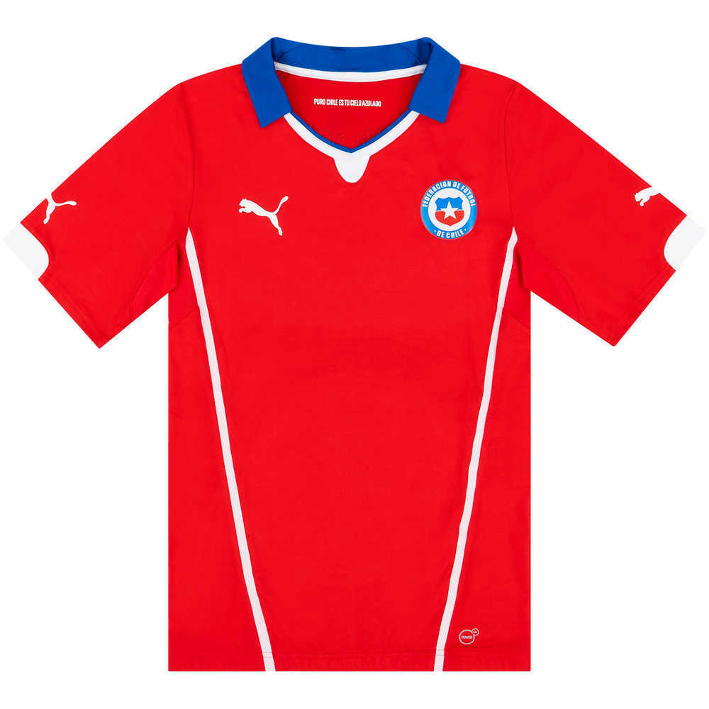 2014-15 Chile Player Issue ACTV Fit Home Shirt (Excellent) XL