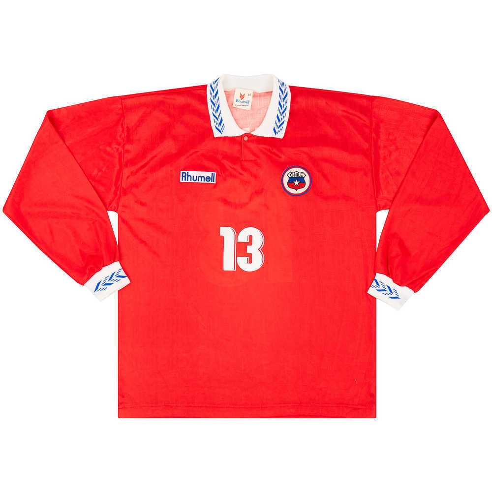 1995 Chile Match Issue World Youth Championship Home L/S Shirt Tapia #13