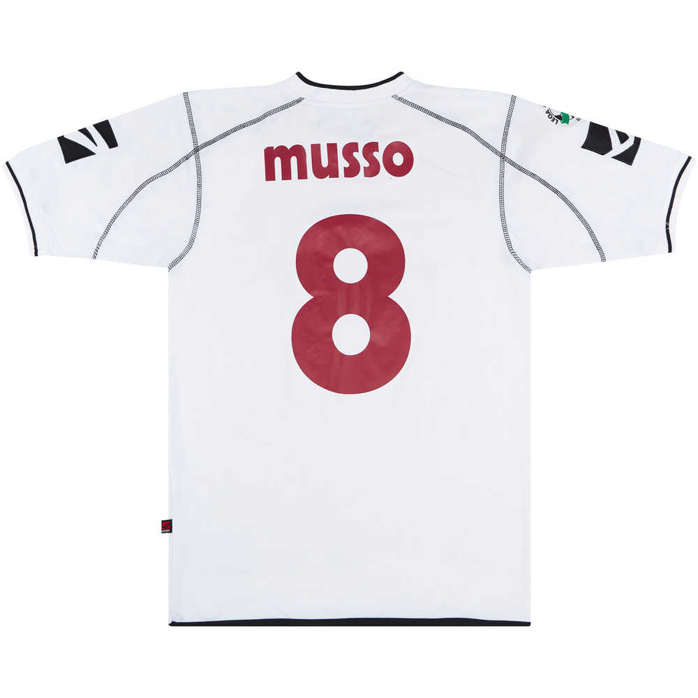 2008-09 Cittadella Match Issue Away Shirt Musso #8