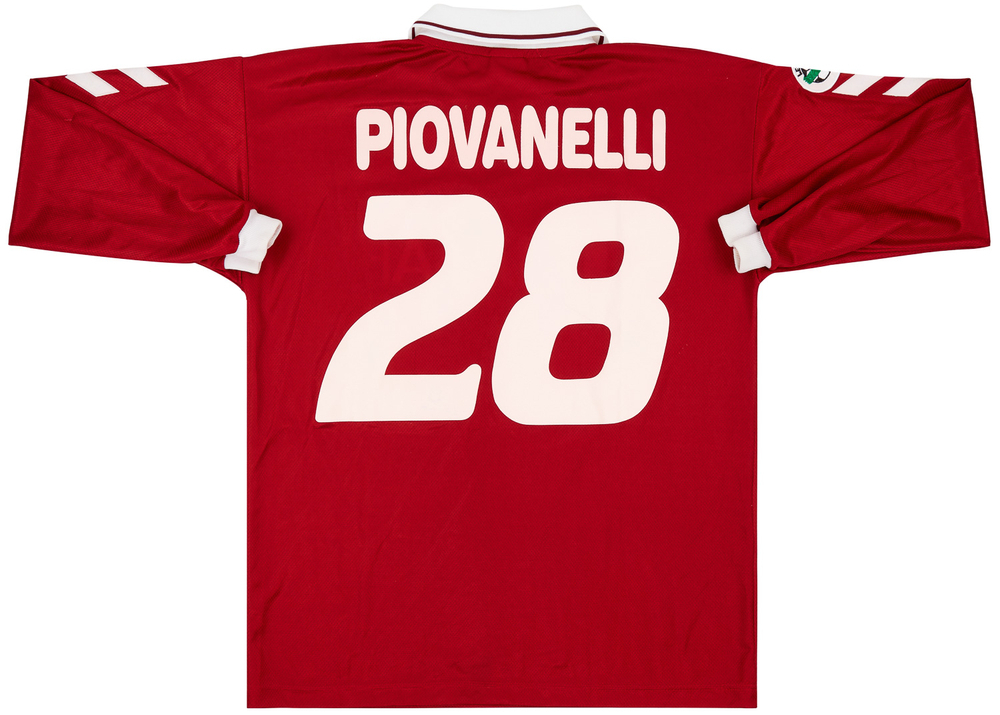 2000-01 Cittadella Match Issue Home L/S Shirt Piovanelli #28-Match Worn Shirts Other Serie B Clubs Match Issue